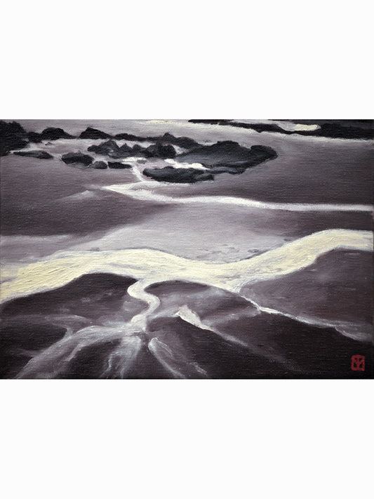 Paisaje de arena y agua (2026) - Manuel Luca de Tena [19x27 cm]