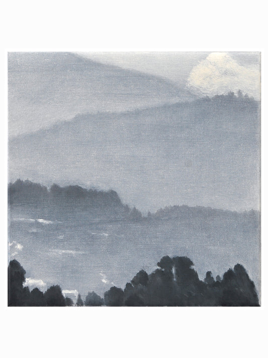 La ría. Haiku III (2025) - Manuel Luca de Tena [30x30 cm]