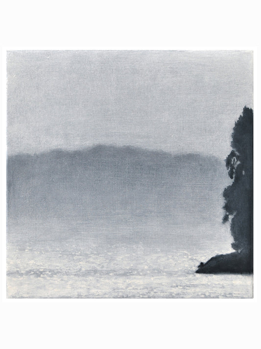 La ría. Haiku IV (2025) - Manuel Luca de Tena [30x30 cm]