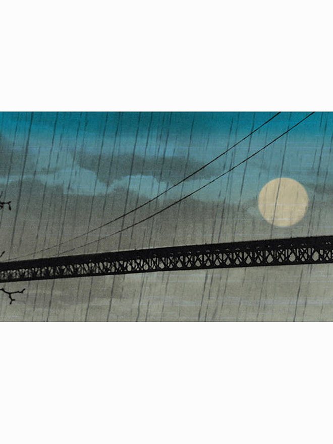 Makinac bridge (2025) - Enrique González [21,5 x 99,5 cm]