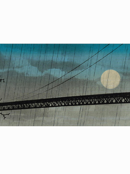 Makinac bridge (2025) - Enrique González [21,5 x 99,5 cm]