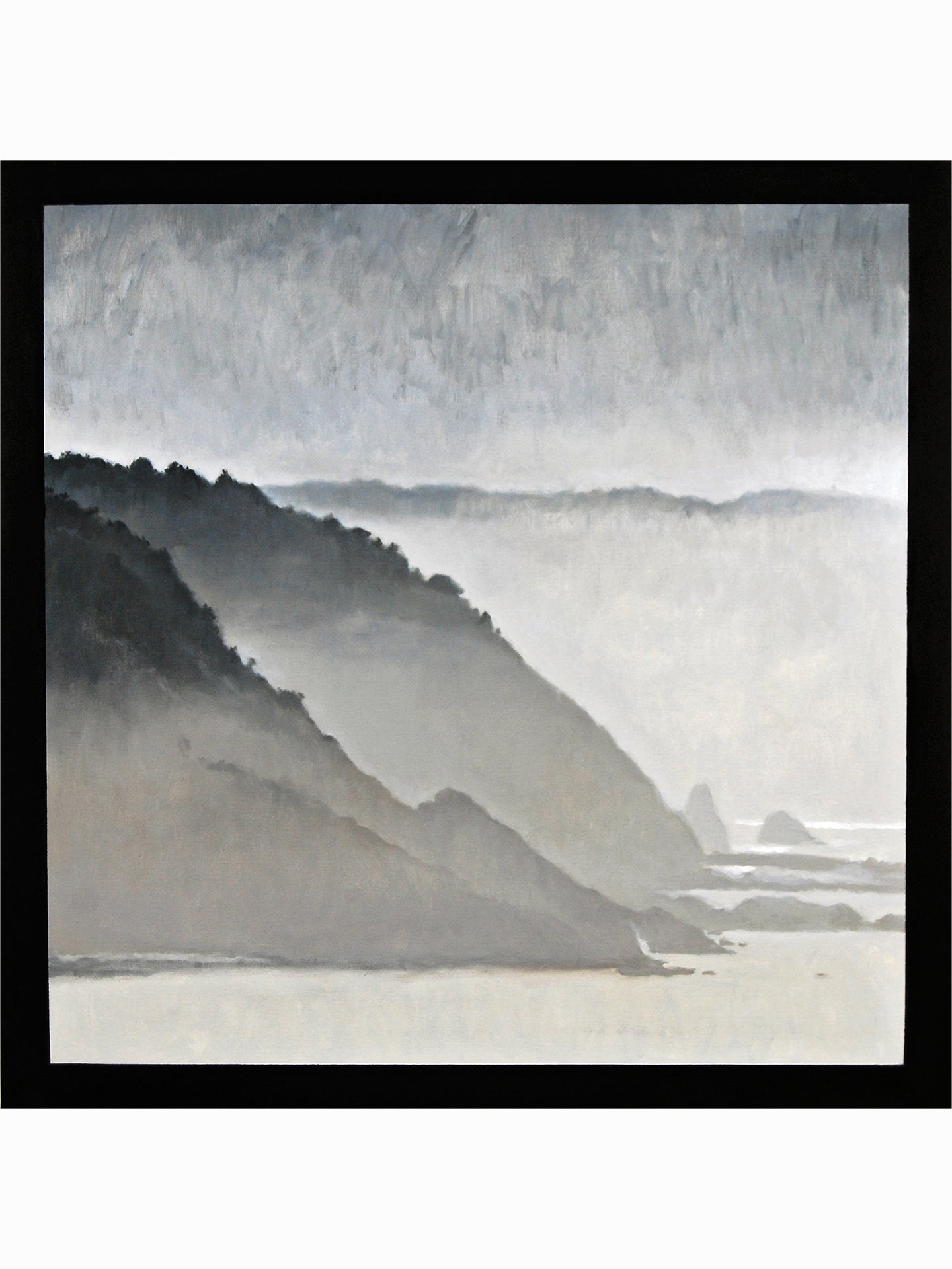 Mar y Niebla II (2021) - Manuel Luca de Tena [80x80 cm]