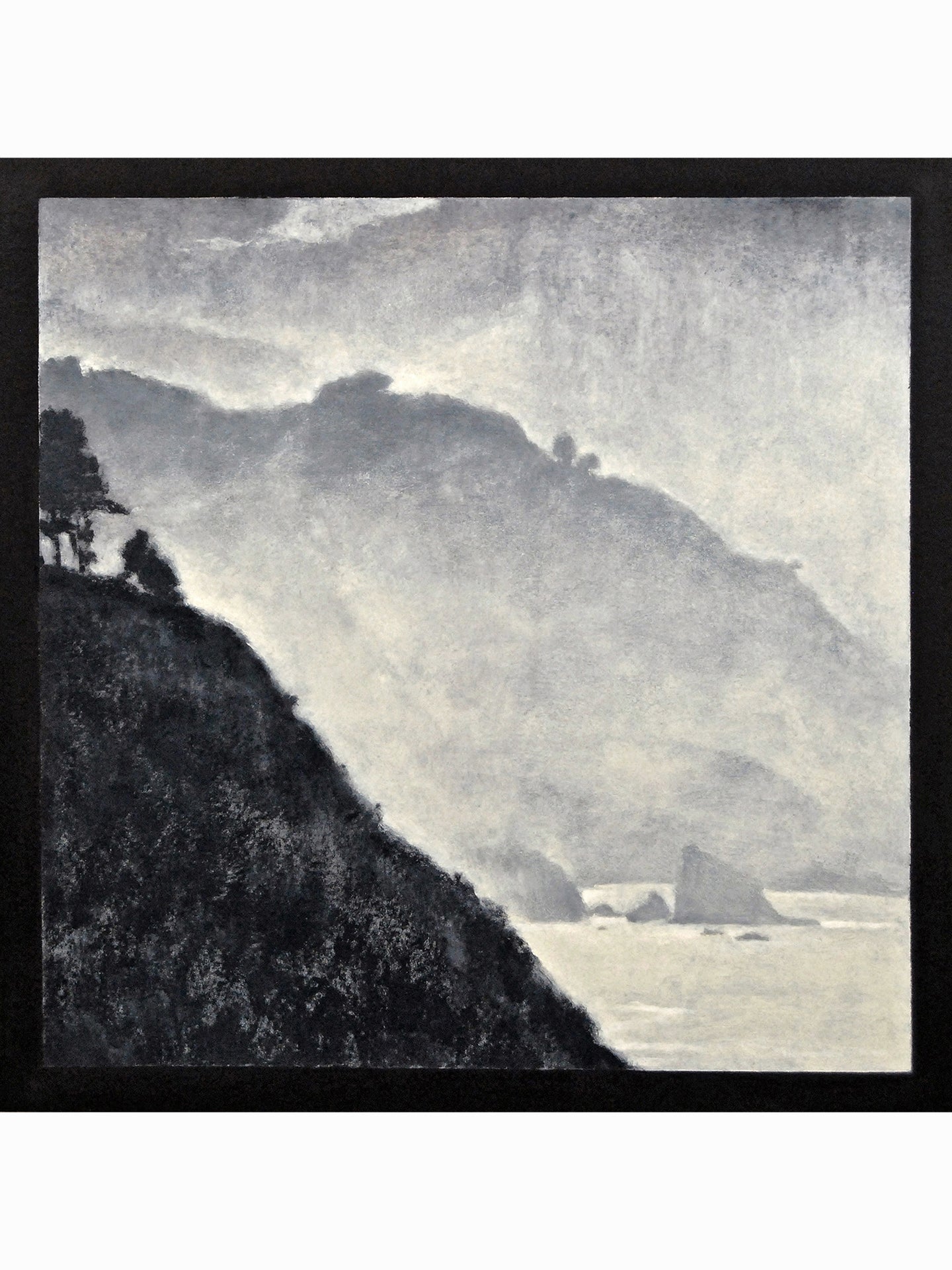 Mar y Niebla III (2021) - Manuel Luca de Tena [75x75 cm]