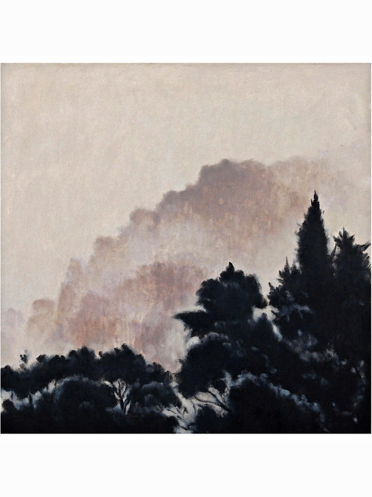 Niebla en la cima I (2020) - Manuel Luca de Tena [53x53 cm]
