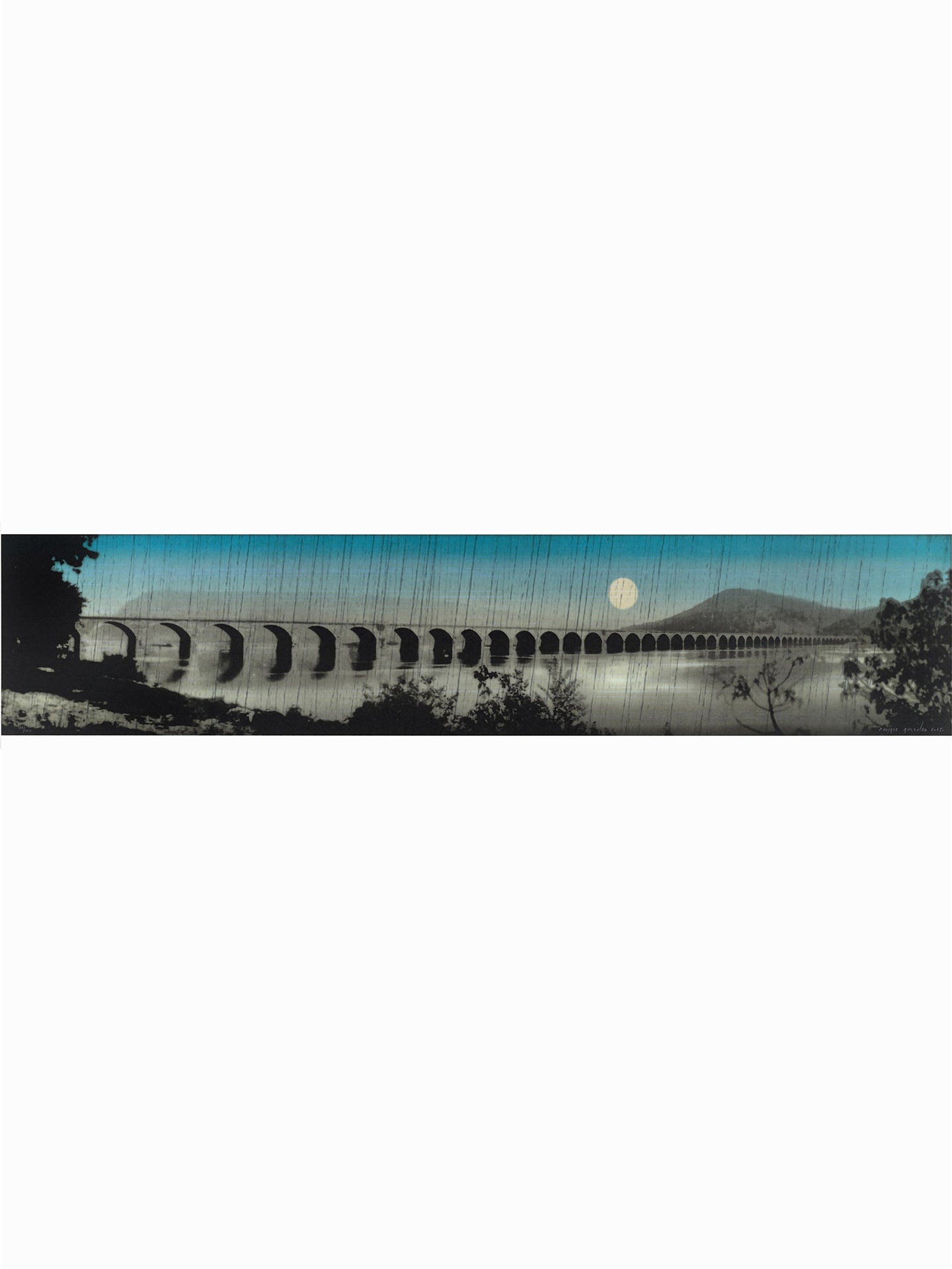 Rockville bridge (2025) - Enrique González [21,5 x 99,5 cm]