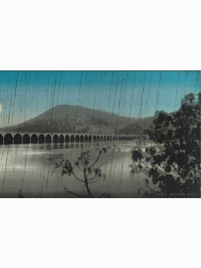Rockville bridge (2025) - Enrique González [21,5 x 99,5 cm]
