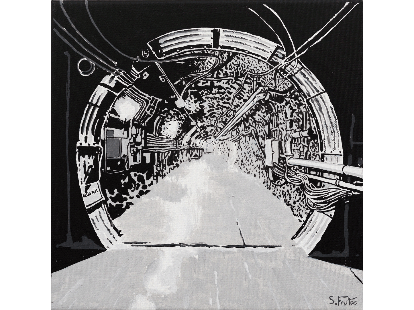 U1a Complex. Nevada National Security Site (2026) - Sergio Frutos [30x30x2cm]