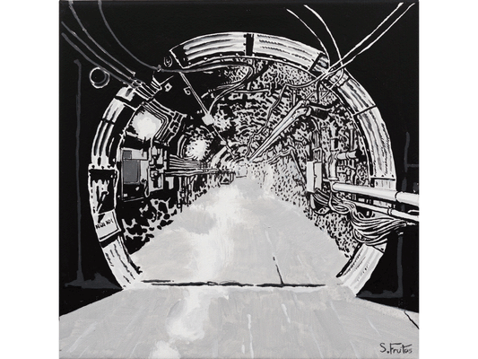 U1a Complex. Nevada National Security Site (2026) - Sergio Frutos [30x30x2cm]