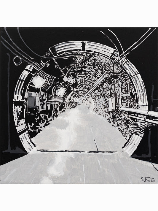 U1a Complex. Nevada National Security Site (2026) - Sergio Frutos [30 x 30 cm]