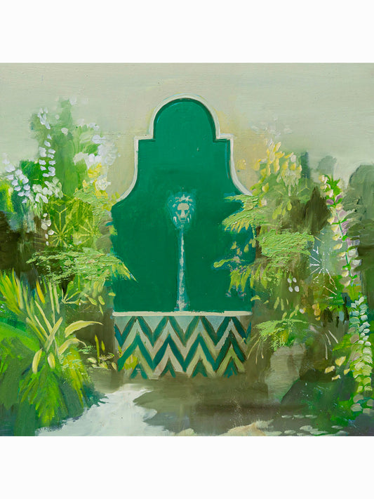 Fuente del león (2024) - Carmen montero [40x40 cm]
