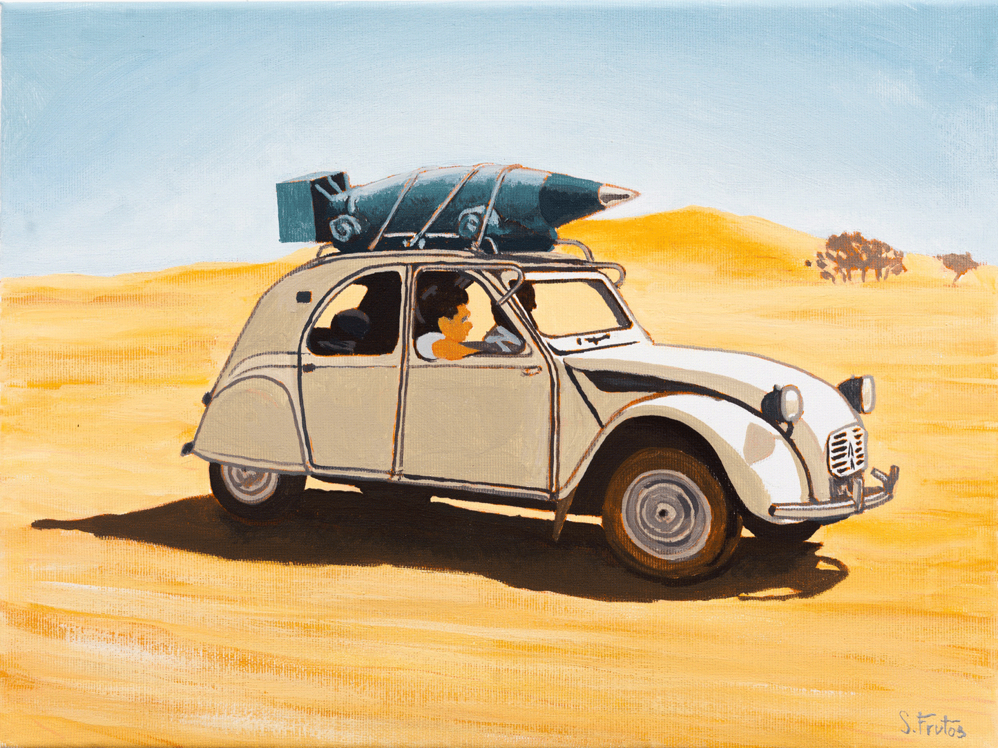 Gerboise Verte (2026) - Sergio Frutos [30x40x2cm]