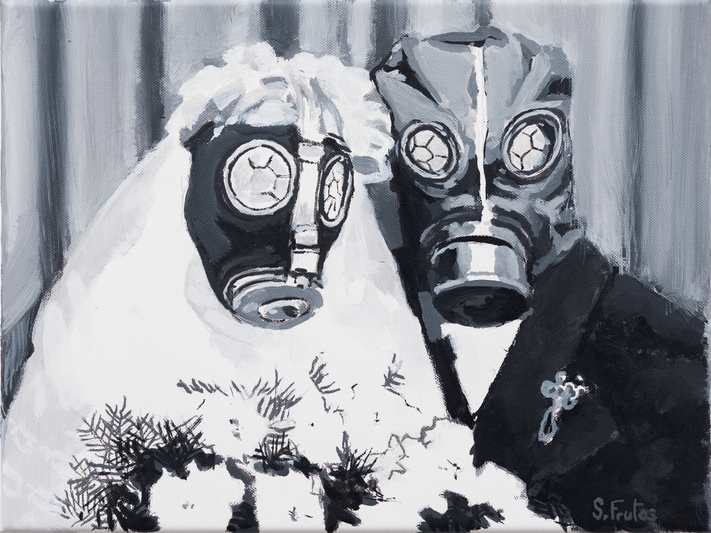 Just Married (2022) - Sergio Frutos [30x40x2cm]