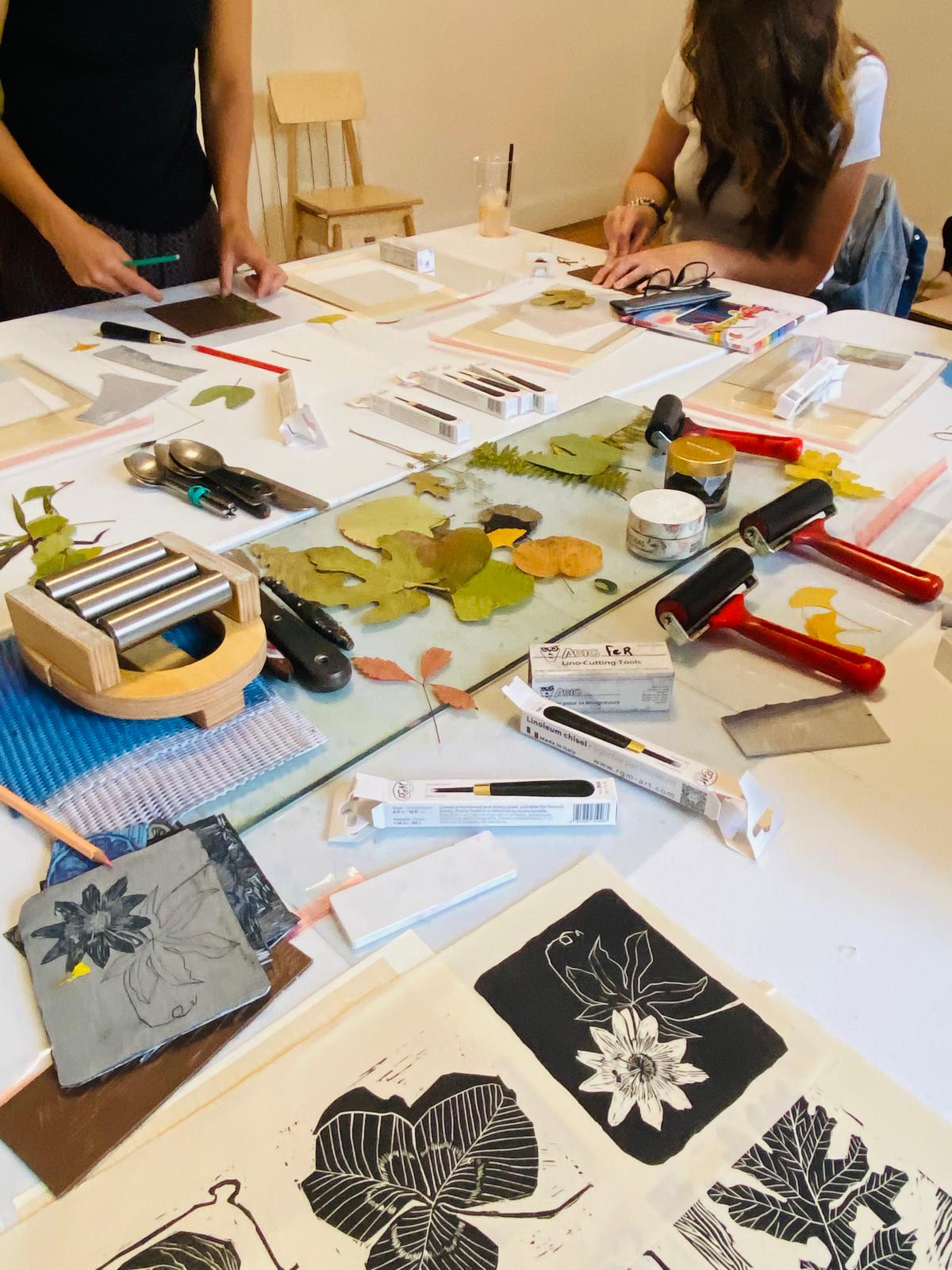 Taller Linograbado- Fernanda Staude (15 enero)