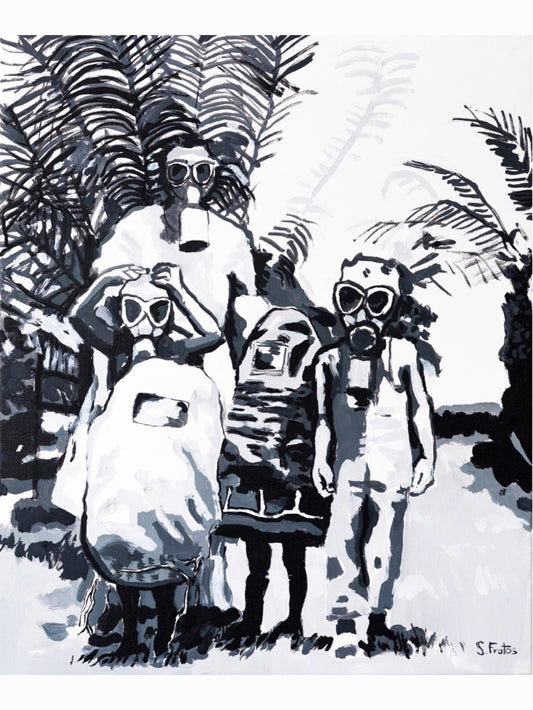 Tropical Family, small (2022) - Sergio Frutos [60 x 50 cm]