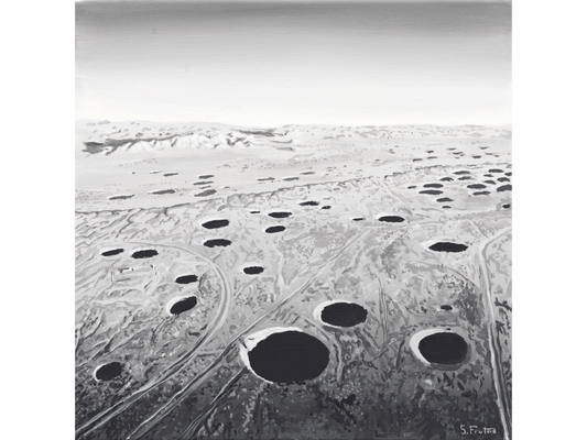 Yucca Flat I (2026) - Sergio Frutos [40x40x2cm]